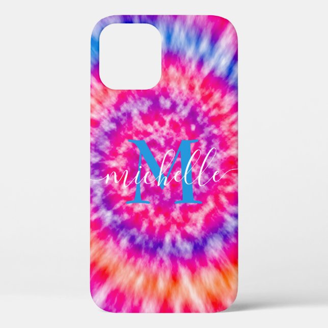Personalized Tie Dye Case-Mate iPhone Case (Back)