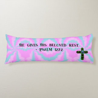 Personalized Tie‑Dye Christian Pillow w Scripture