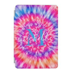 Personalized Tie Dye iPad Mini Cover