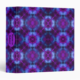 Personalized Tie Dye Party Planning Binder
