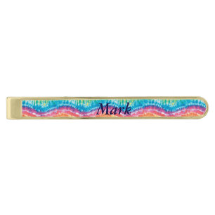 Personalized Tie Dye Tie Bar