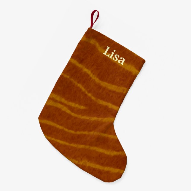 Personalized Tiger Christmas Stocking (Front (Hanging))
