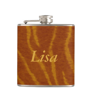 Personalized Tiger Flask