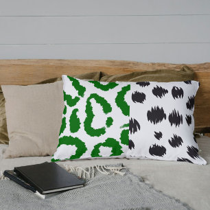 Personalized Tiger Leopard Print Jungle Wildlife Accent Pillow