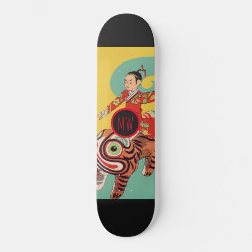 Personalized Tiger Rider Skateboard