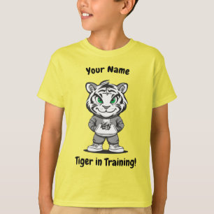 Personalized Tiger - "Tiger in Training" T-Shirt