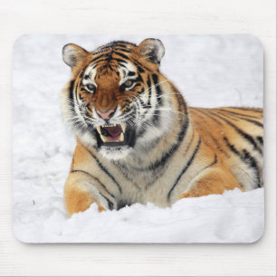 Personalized Tiger Wild Animal Mouse Pad