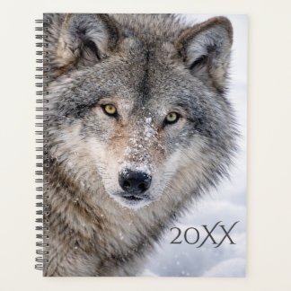 Personalized Timber Wolf  Planner