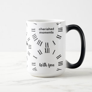 Personalized Time with You Clock Art Mug