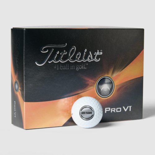 Personalized Titleist Pro V1 Golf Balls