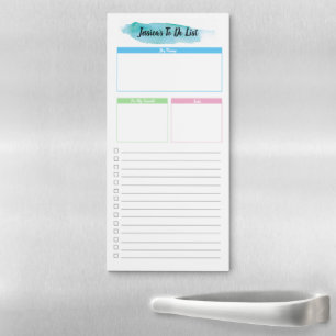 Personalized To-Do List Custom Daily Planner Magnetic Notepad