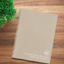 Personalized To-Do List Journal Beige White