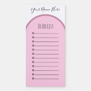 Personalized To-Do List Magnetic Notepad