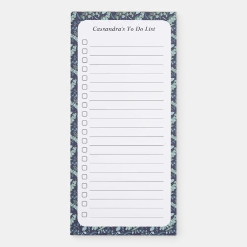 Personalized To Do List Magnetic Notepad