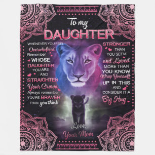 Personalized To My Daughter Blanket,