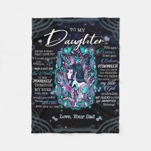 Personalized To My Daughter Blanket,