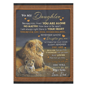 Personalized To My Daughter From Dad, Tablecloth