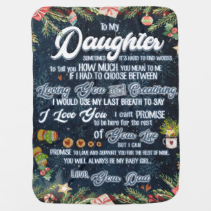 Personalized To My Daughter From Your Dad Blanket