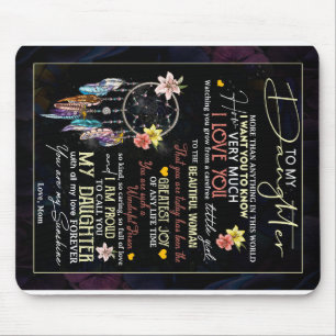 Personalized To My Daughter, Love From Mom Mouse Pad