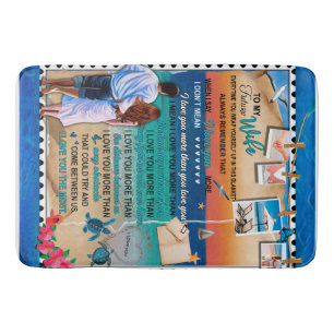 Personalized To My Future Wife From Husband Bath Mat