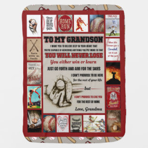 Personalized To My Grandson From Grandma Blanket