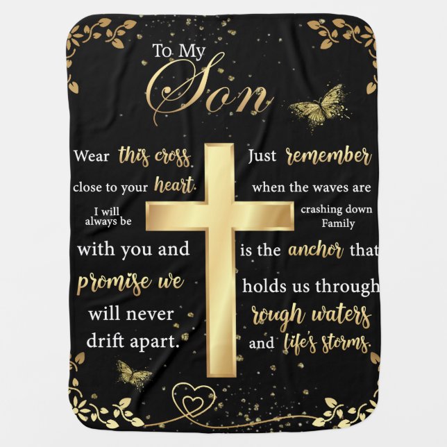 Personalized To My Son Blanket (Front)