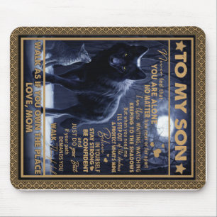 Personalized To My Son, Son Birthday Gift Mouse Pad