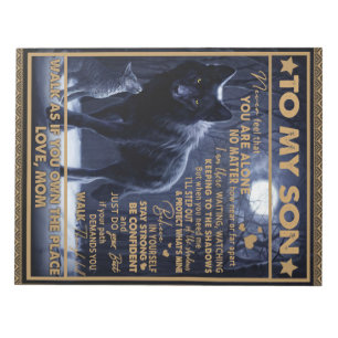 Personalized To My Son, Son Birthday Gift Notepad