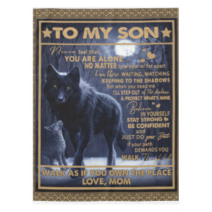 Personalized To My Son, Son Birthday Gift Tablecloth
