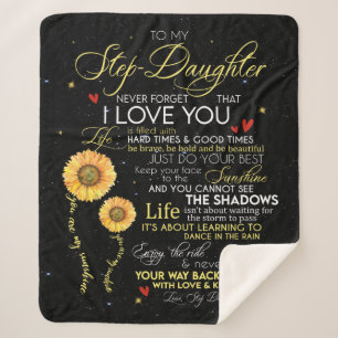 Personalized To My Step-Daughter Blanket