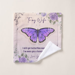 Personalized To My Wife Love Letter From Husband Wash Cloth