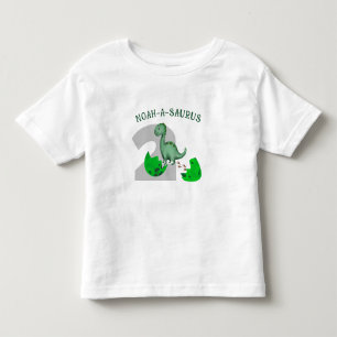 Personalized Toddler kid's Dinosaur Birthday T-shirt