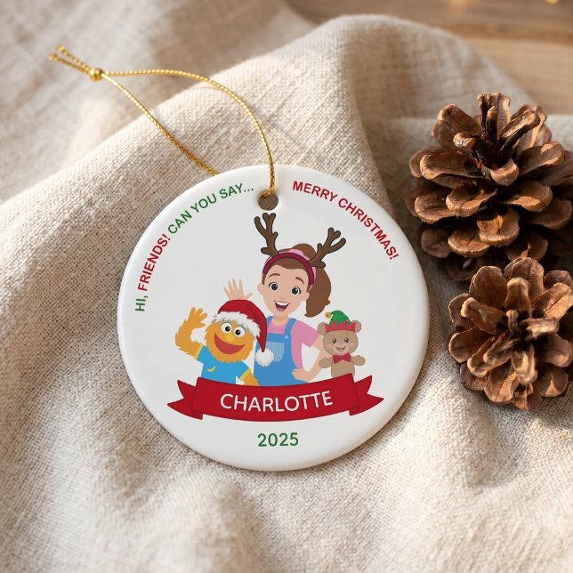 Personalized Toddler Ornament, Ms. Rachel Ornament (Creator Uploaded)