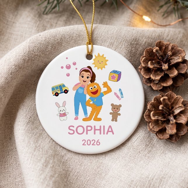 Personalized Toddler Ornament, Ms. Rachel Ornament (Creator Uploaded)