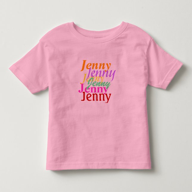 Personalized Toddler T-shirt (Front)