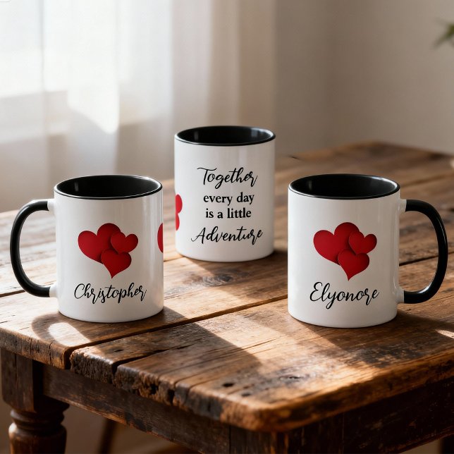 Personalized Together Every Day Adventure Quote Mug (Creator Uploaded)