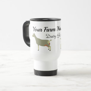 Personalized Toggenburg Dairy Goat Farm Travel Mug