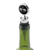 Personalized Tons of Love Wedding Gift Wine Stopper (Angled)