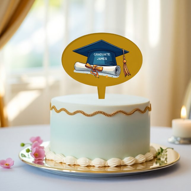 Personalized Topper for Graduation Party with Cake (Creator Uploaded)