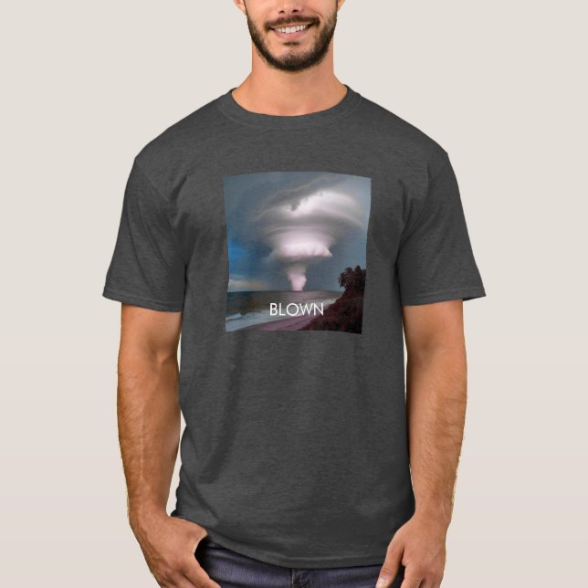 Personalized Tornado Twister Storm T-Shirt (Front)