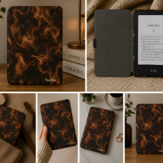 personalized Tortoiseshell Kindle Case with Name