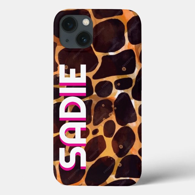 Personalized Tortoiseshell Phone Case (Back)