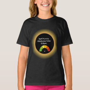 Personalized Total Solar Eclipse Oklahoma T-Shirt