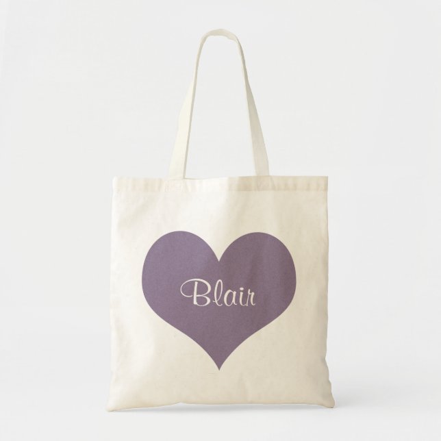 Personalized Tote Bag Custom Bridesmaid Gift Bag (Front)