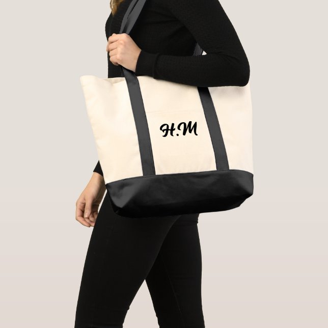 Personalized Tote Bag - Custom Name & Design (Front (Product))