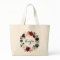 Personalized Tote Bag. Floral Tote Bag. Bridesmaid