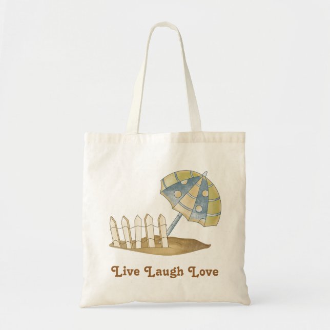 Personalized tote bags Beach totes (Front)