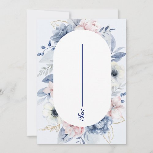 Personalized Touches Wedding Envelop Invitation