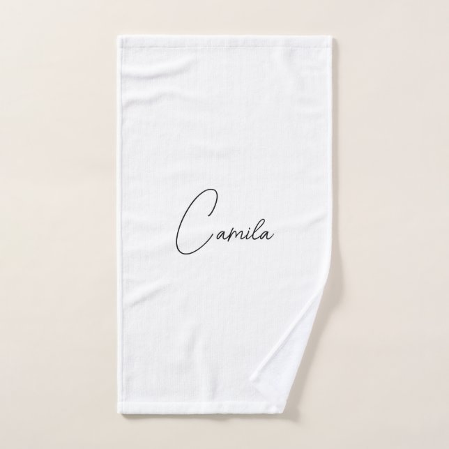 Personalized Towel, Turkish Beach & Hand Towel – B (Hand Towel)