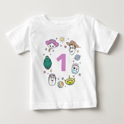 Personalized Toy Story Characters Baby T-Shirt
